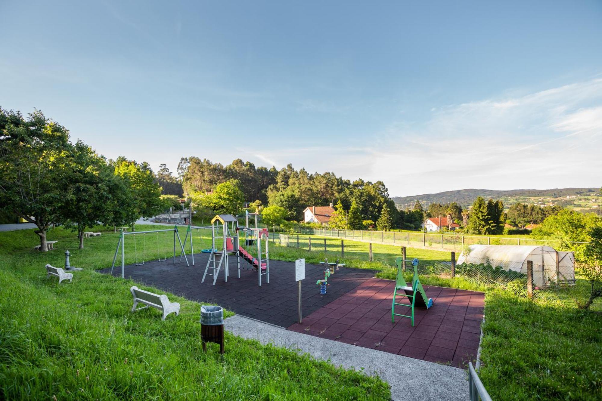 Villa Con Piscina Y Jardin, Santiago De Compostela Teo Buitenkant foto
